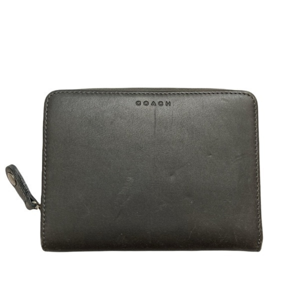 Coach vintage rare gray leather wallet